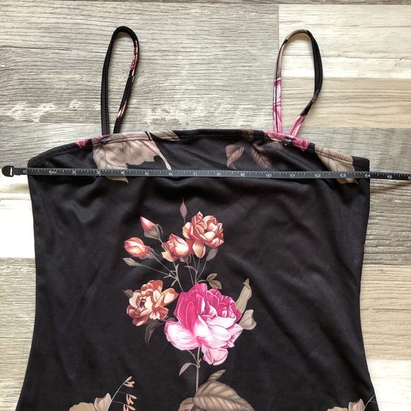 GUC SHEIN Midi Bodycon Cami Floral Print Dress - Picture 9 of 14